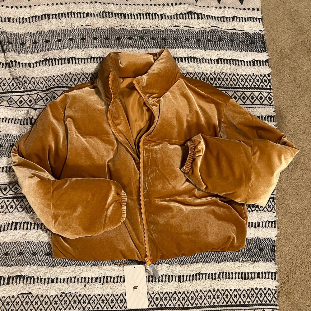 Fabletics SET (2PIECES) cropped jacket size S and matching leggings size M
